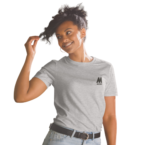 Mono Black Short-Sleeve T Women's - Sport Grey