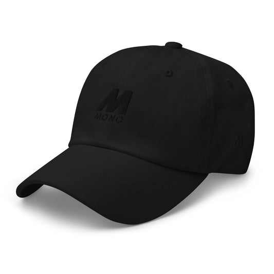 Mono Black Baseball Cap - Black