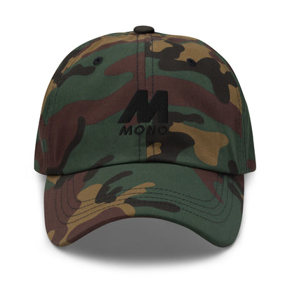 Mono Black Baseball Cap - Camo