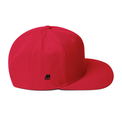 Mono Black Baseball Cap - Red