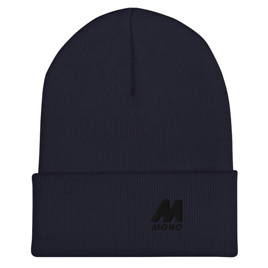 Basic Mono Black Beanie - Navy