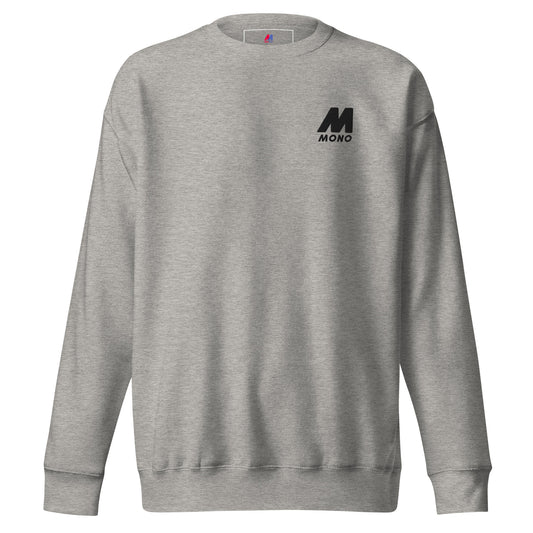 Mono Black Sweatshirt Women's - Carbon Grey