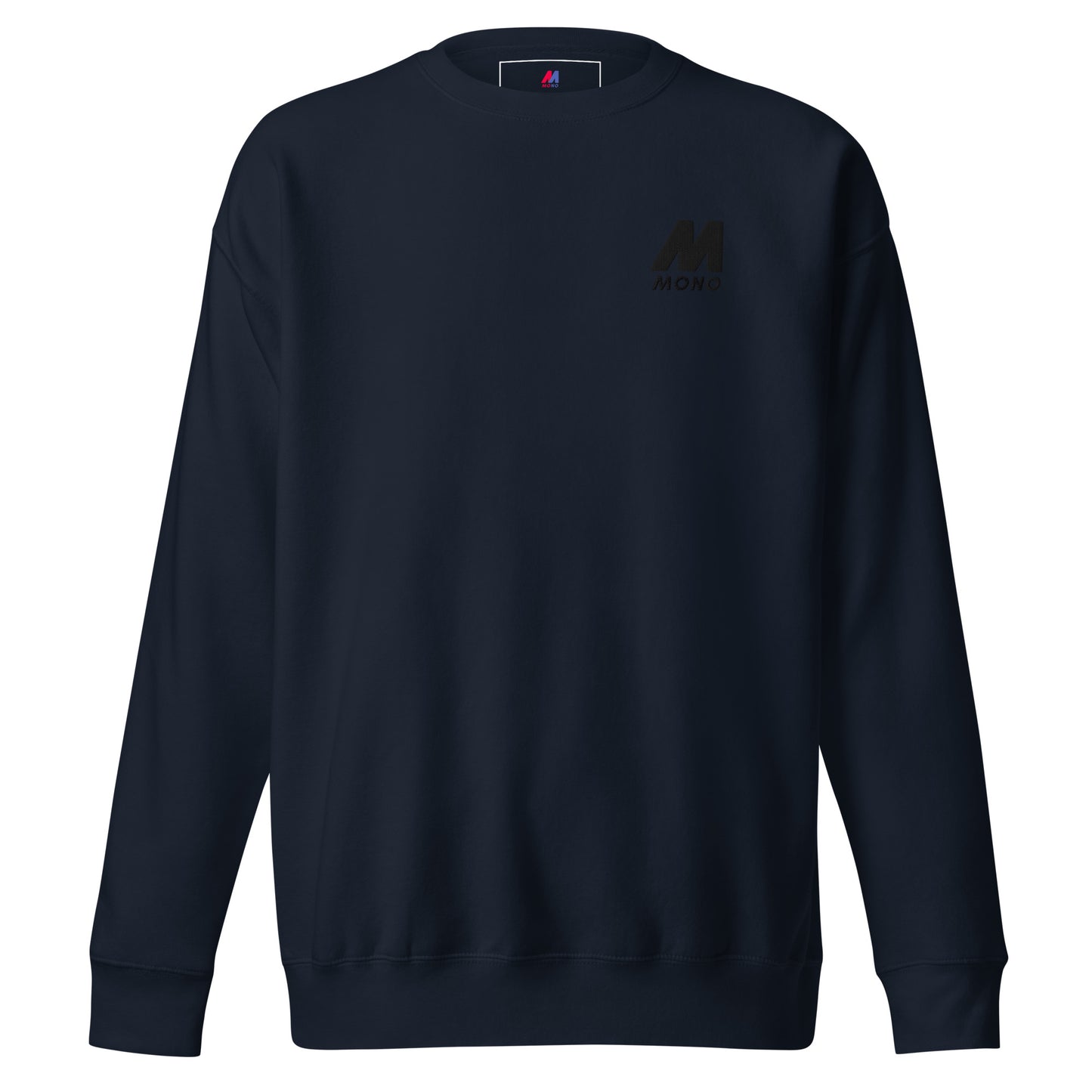 Mono Black Sweatshirt Women's - Navy