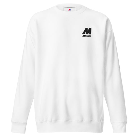 Mono Black Sweatshirt Women's - White